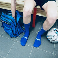 Grippy Blue Football Grip Socks