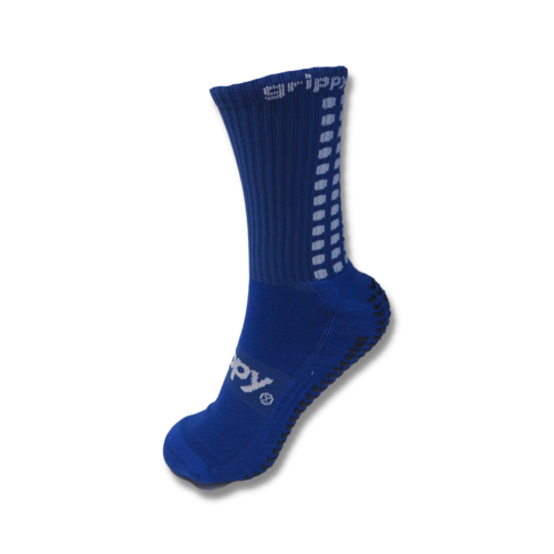 Grippy Blue Football Grip Socks