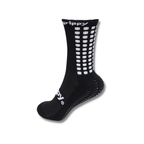 Grippy Black Football Grip Socks