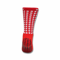 Grippy Red Football Grip Socks